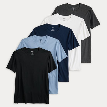  Men's Sonoma Goods For Life® Supersoft 5-Pack Crewneck Tees