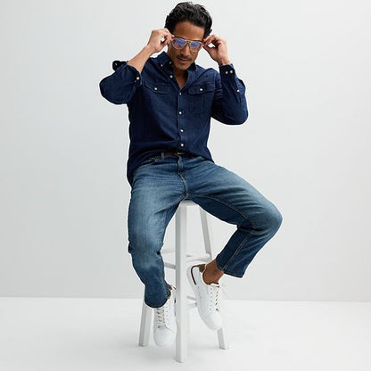  Men's Sonoma Goods For Life® Utility Denim Shirt