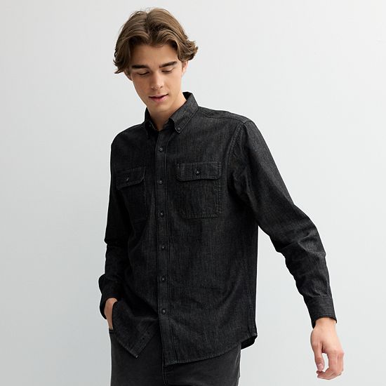  Men's Sonoma Goods For Life® Utility Denim Shirt