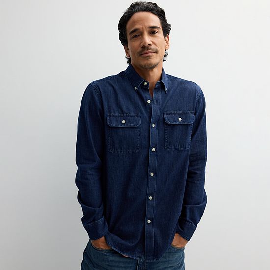  Men's Sonoma Goods For Life® Utility Denim Shirt