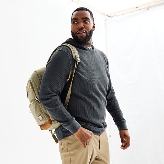  Big & Tall Sonoma Goods For Life® Essential Waffle Hoodie