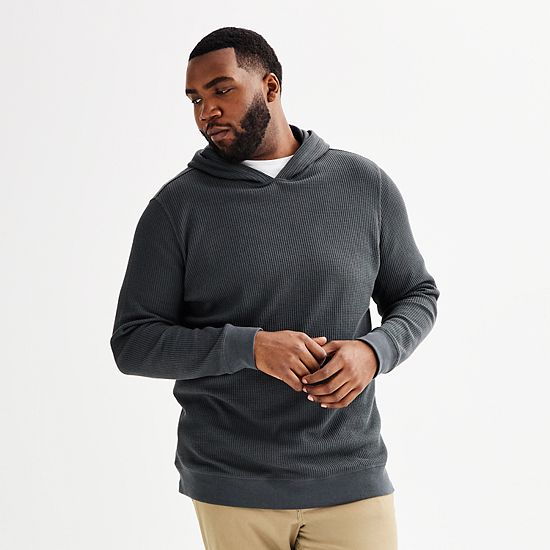  Big & Tall Sonoma Goods For Life® Essential Waffle Hoodie