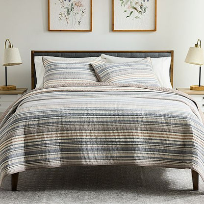  Sonoma Goods For Life® Woven Stripe Quilt Or Sham