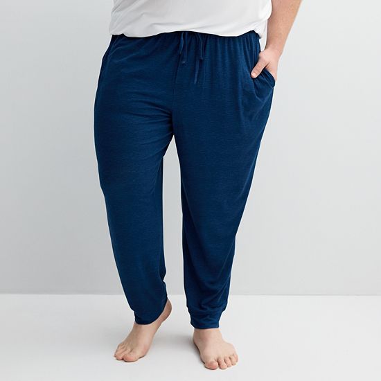  Big & Tall Sonoma Goods For Life® Supersoft Banded Bottom Drawstring Pajama Pants