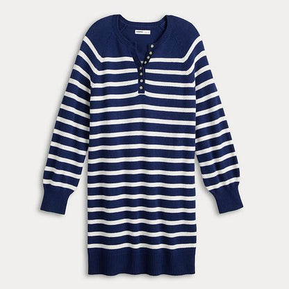  Women's Sonoma Goods For Life® Henley Sweater Dress