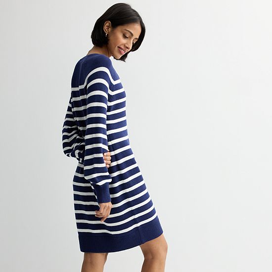  Women's Sonoma Goods For Life® Henley Sweater Dress