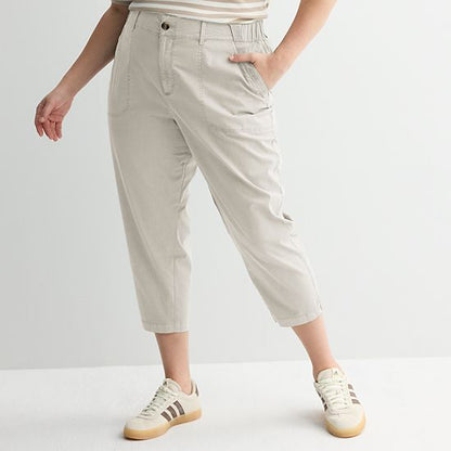  Plus Size Sonoma Goods For Life® Utility Capri