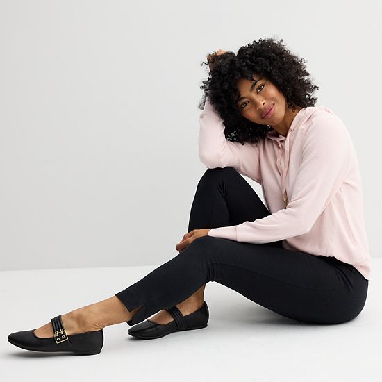  Women's Sonoma Goods For Life® 7/8 Split Hem Leggings