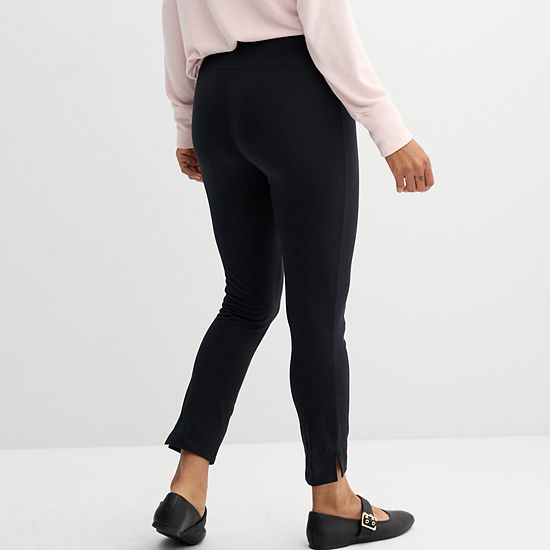  Women's Sonoma Goods For Life® 7/8 Split Hem Leggings