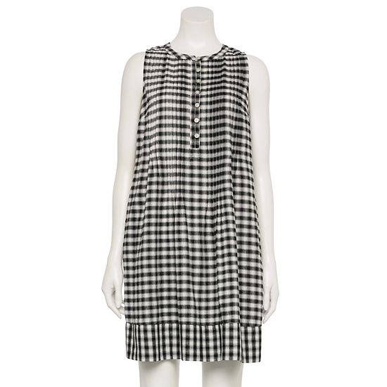  Petite Sonoma Goods For Life® Sleeveless Pintuck Dress