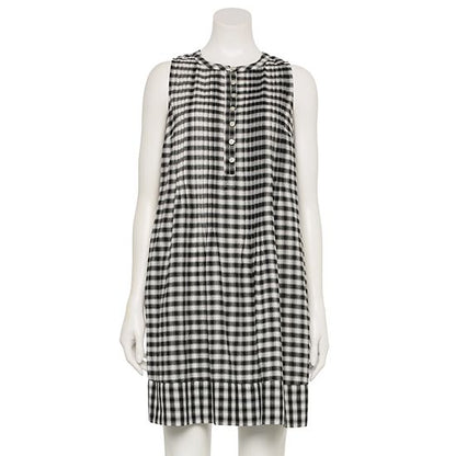  Petite Sonoma Goods For Life® Sleeveless Pintuck Dress