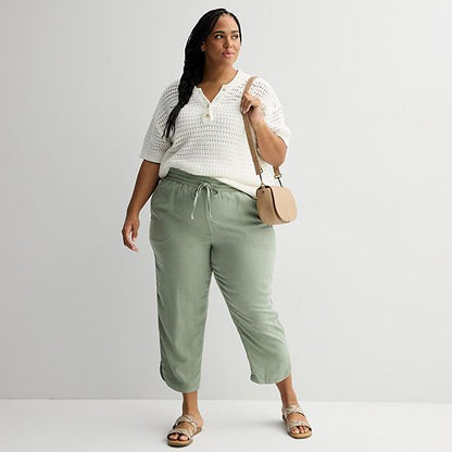  Plus Size Sonoma Goods For Life® Easy Utility Pants