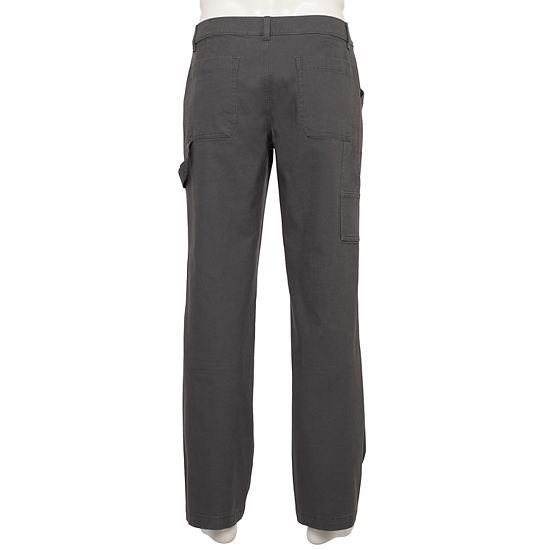  Men's Sonoma Goods For Life® Straight-Fit Canvas Carpenter Pants
