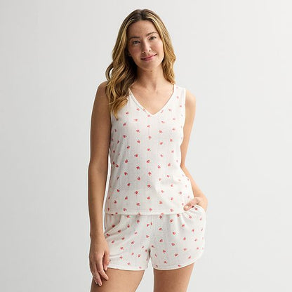  Women's Sonoma Goods For Life® Pointelle Sleep Tank