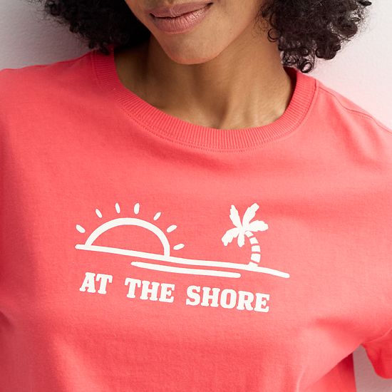  Women's Sonoma Goods For Life® Boxy Graphic Tee