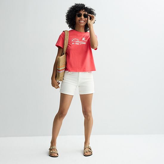  Women's Sonoma Goods For Life® Boxy Graphic Tee