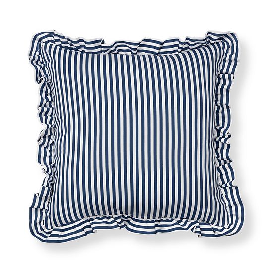  Sonoma Goods For Life® Indoor / Outdoor Stripe Ruffle Oversized Throw Pillow