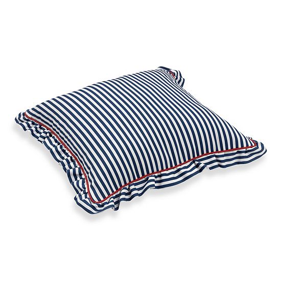  Sonoma Goods For Life® Indoor / Outdoor Stripe Ruffle Oversized Throw Pillow