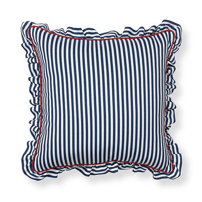  Sonoma Goods For Life® Indoor / Outdoor Stripe Ruffle Oversized Throw Pillow