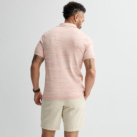  Men's Sonoma Goods For Life® Short Sleeve Sweater Polo