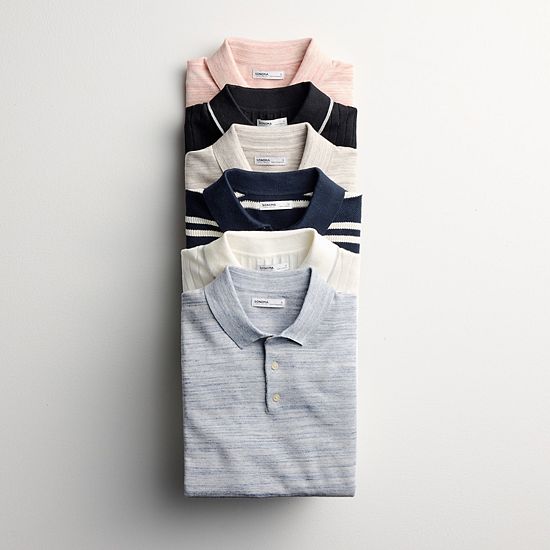  Men's Sonoma Goods For Life® Short Sleeve Sweater Polo