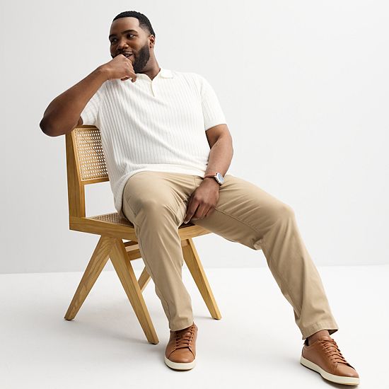 Big & Tall Sonoma Goods For Life® Tipped Sweater Polo