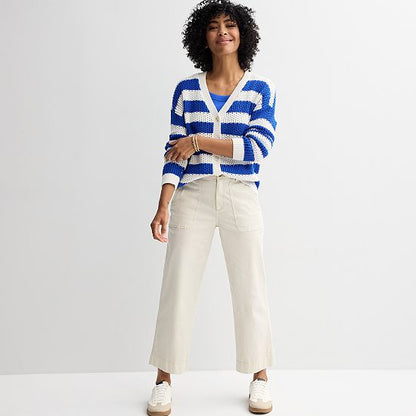  Petite Sonoma Goods For Life® Button-Front Cardigan