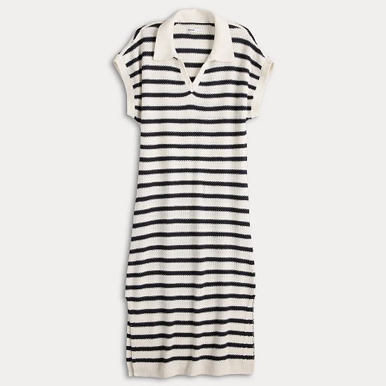  Petite Sonoma Goods For Life® Collared Sweater Dress