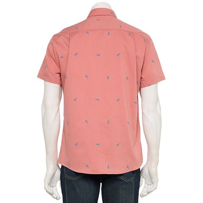  Men's Sonoma Goods For Life® Adaptive Short Sleeve Performance Button-Down Shirt