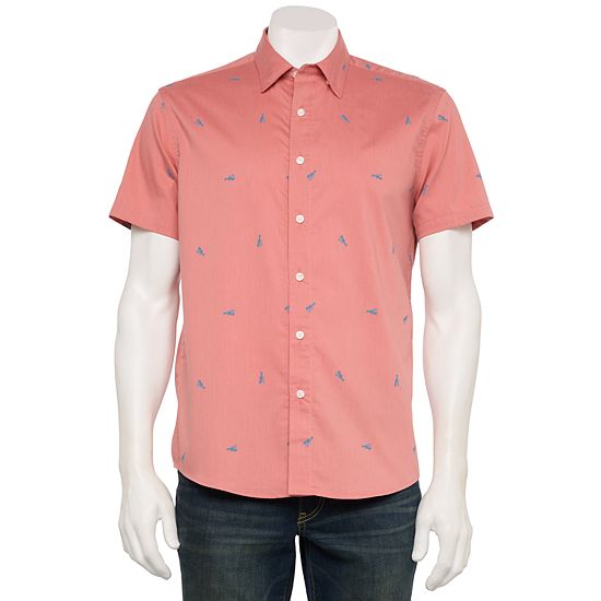  Men's Sonoma Goods For Life® Adaptive Short Sleeve Performance Button-Down Shirt