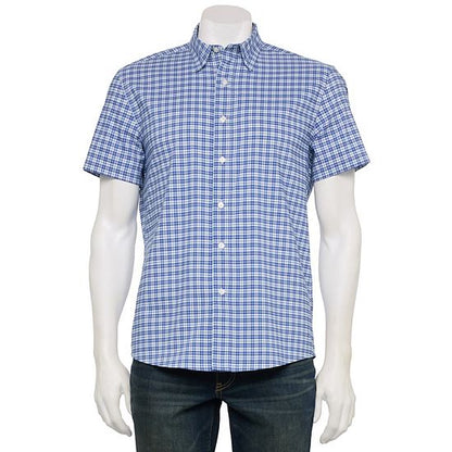  Men's Sonoma Goods For Life® Adaptive Short Sleeve Performance Button-Down Shirt