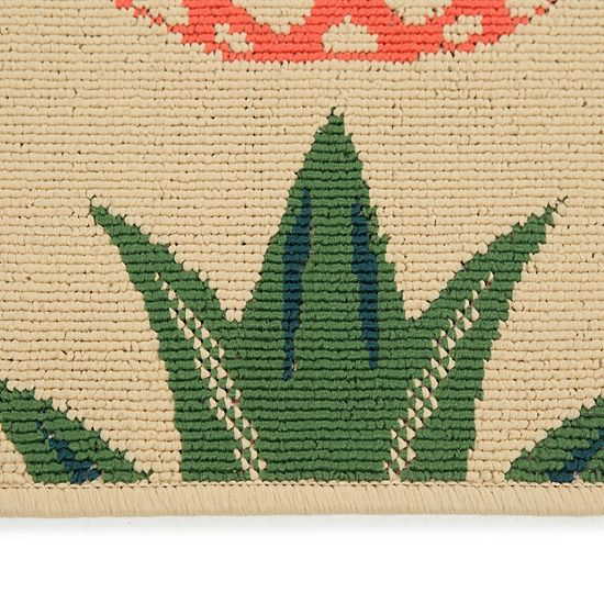  Sonoma Goods For Life® Bright Pineapple Indoor/Outdoor Area Rug
