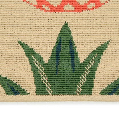  Sonoma Goods For Life® Bright Pineapple Indoor/Outdoor Area Rug