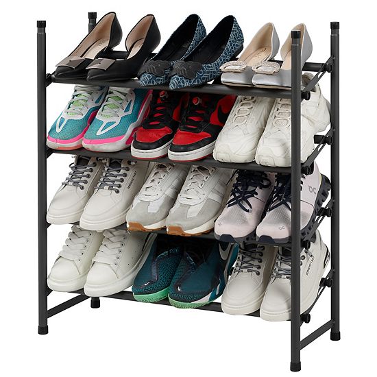  Sonoma Goods For Life® 4-Tier Expandable Shoe Rack