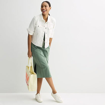  Petite Sonoma Goods For Life® Button-Down Denim Jacket