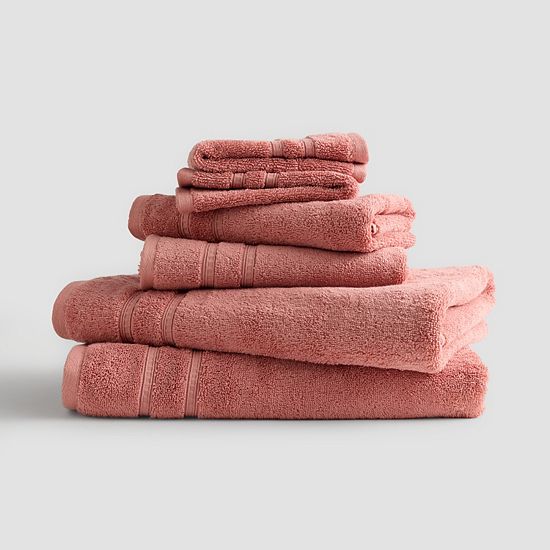  Sonoma Goods For Life® Pima Cotton 6-Piece Bath Towel Set