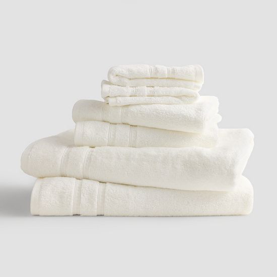  Sonoma Goods For Life® Pima Cotton 6-Piece Bath Towel Set