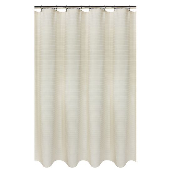  Sonoma Goods For Life® Solid Striped Shower Curtain