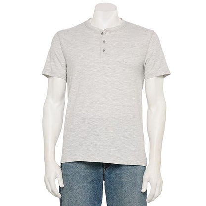  Men's Sonoma Goods For Life® Adaptive Essential Short Sleeve Henley