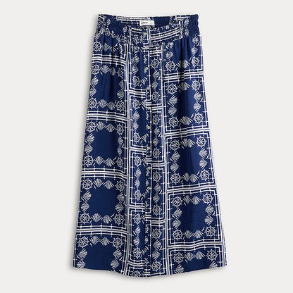  Women's Sonoma Goods For Life® Button-Front Midi Skirt
