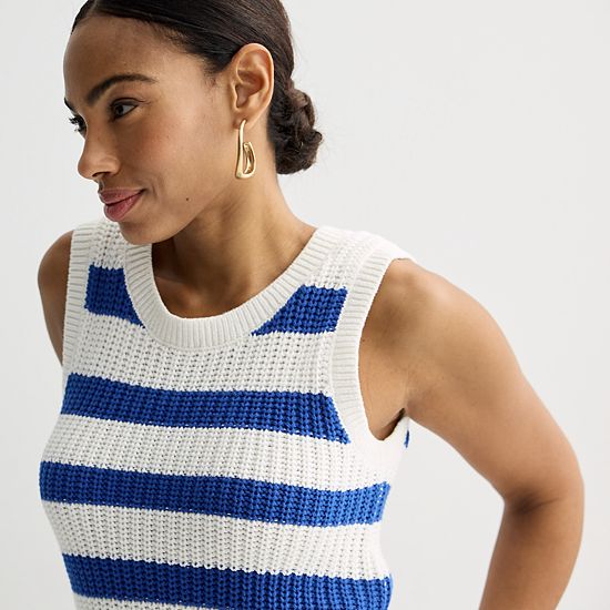  Women's Sonoma Goods For Life® Breezy Sweater Tank Top