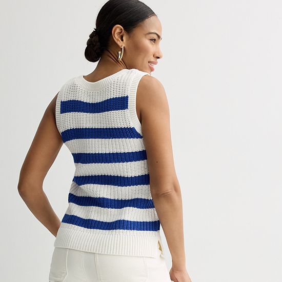 Women's Sonoma Goods For Life® Breezy Sweater Tank Top