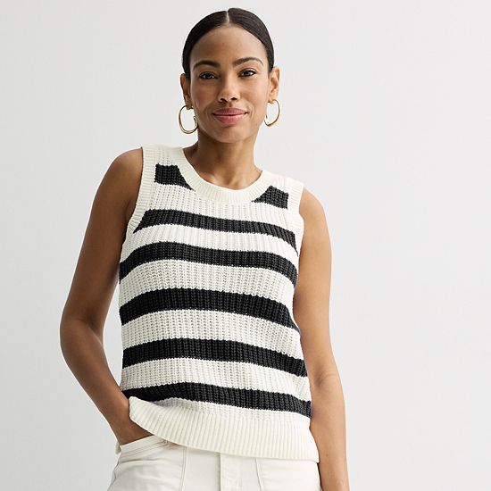  Women's Sonoma Goods For Life® Breezy Sweater Tank Top