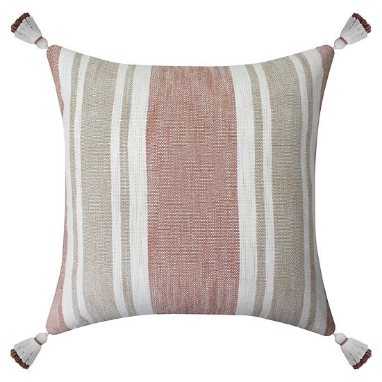  Sonoma Goods For Life® Bold Center Stripe Woven Pillow