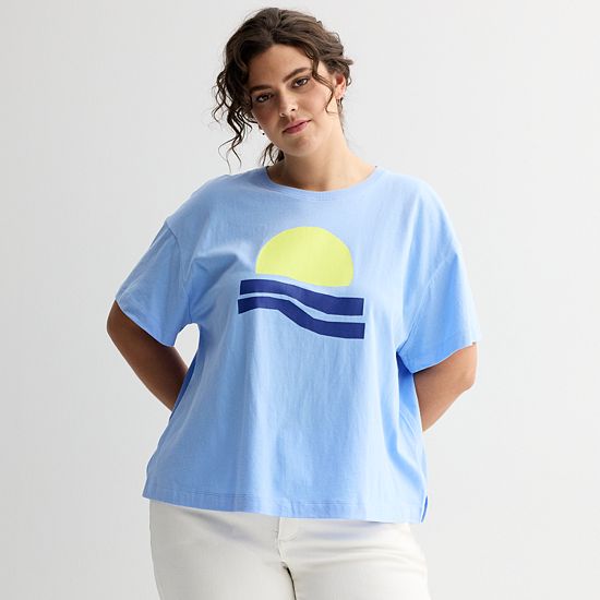  Plus Size Sonoma Goods For Life® Boxy Tee