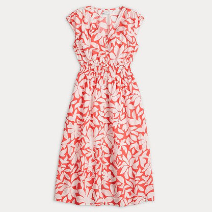  Petite Sonoma Goods For Life® Smock Button Midi Dress