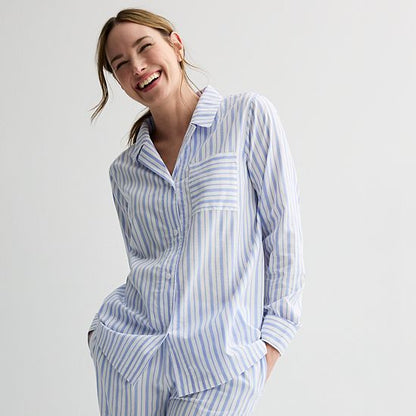  Women's Sonoma Goods For Life® Sleep Notch Boy Friend Sleep Shirt