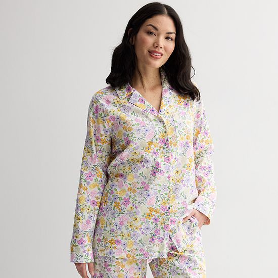  Women's Sonoma Goods For Life® Sleep Notch Boy Friend Sleep Shirt