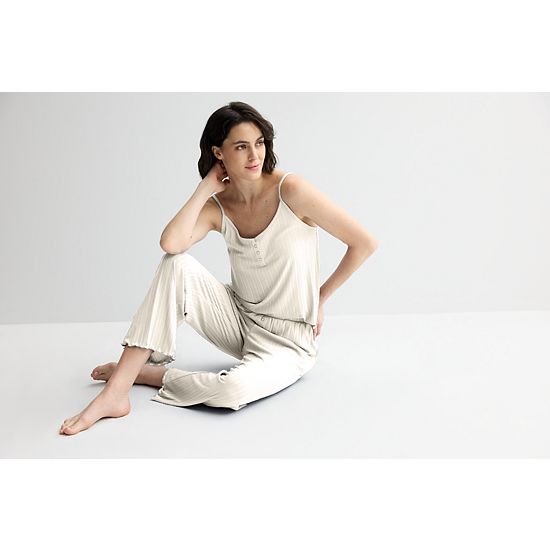  Women's Sonoma Goods For Life® Elevated Rib Pajama Pants