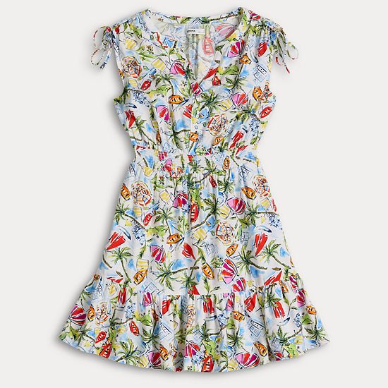  Women's Sonoma Goods For Life® Tie Shoulder Henley Dress
